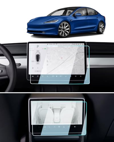 BIXUAN 15 zoll + 8 zoll kompatibel mit Tesla Model 3 Highland Sync 4A Gehärteter Film Navigation Scâ€¦ – Miniatur