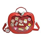 Queen sea shark Ita Bag Mochila em forma de maçã, bolsa tiracolo e bolsa de mão, presente fofo de anime para amigos e ela