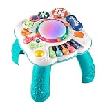 goeringii Baby Activity Table, Baby Musical Toys 6-12 Months, Activity Center for 1 2 3 Years Old (Size:30 * 30 * 30cm)