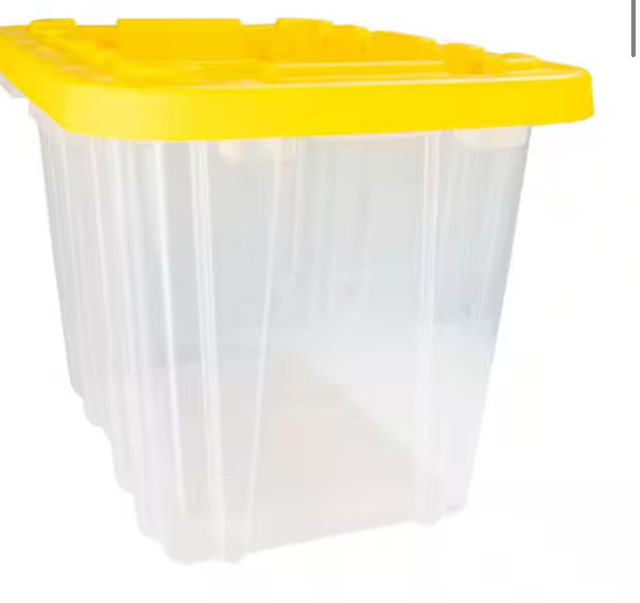 その他 9-nine- storage box Amazon.com: 9 Gal. Tough Storage Tote in Clear with Yellow Lid