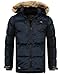 Produktbild Geographical Norway Winter Jacke Parka Outdoorjacke Funktionsjacke Winterparka Steppjacke, Farbe:Navy, Größe:M