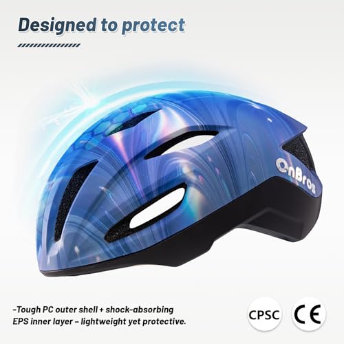 Image of Adult Cycling Bike Helmet, OnBros Lightweight Unisex Bicycling Helmets for Men and Women, Adjustable Fit CPSC Certified Bicycle Helmet