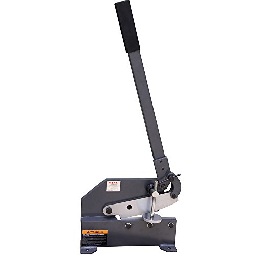 KAKA Industrial Sheet Metal Plate Shear, Solid Steel Frame, Mounting Type Metal Shear, High Precision Manual Hand Plate Shear (HS-8)