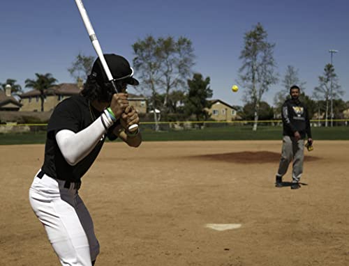 Powernet Overload And Underload Bat And Training Ball Bundle | Rapid Stick And Overload Bat | Slim Barrel Design | Build Hand-Eye Coordination #TOP4