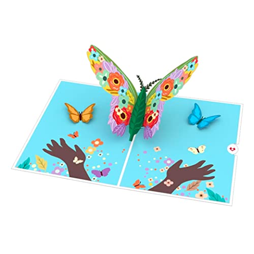 Lovepop Black is Beautyful - Tarjeta de felicitación 3D con diseño de mariposa en 3D Cover