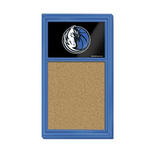 The Fan-Brand NBA Dallas Mavericks: Cork Note Board- Sports Decor for Home, Game Room, Fan Cave & Garage - USA Made