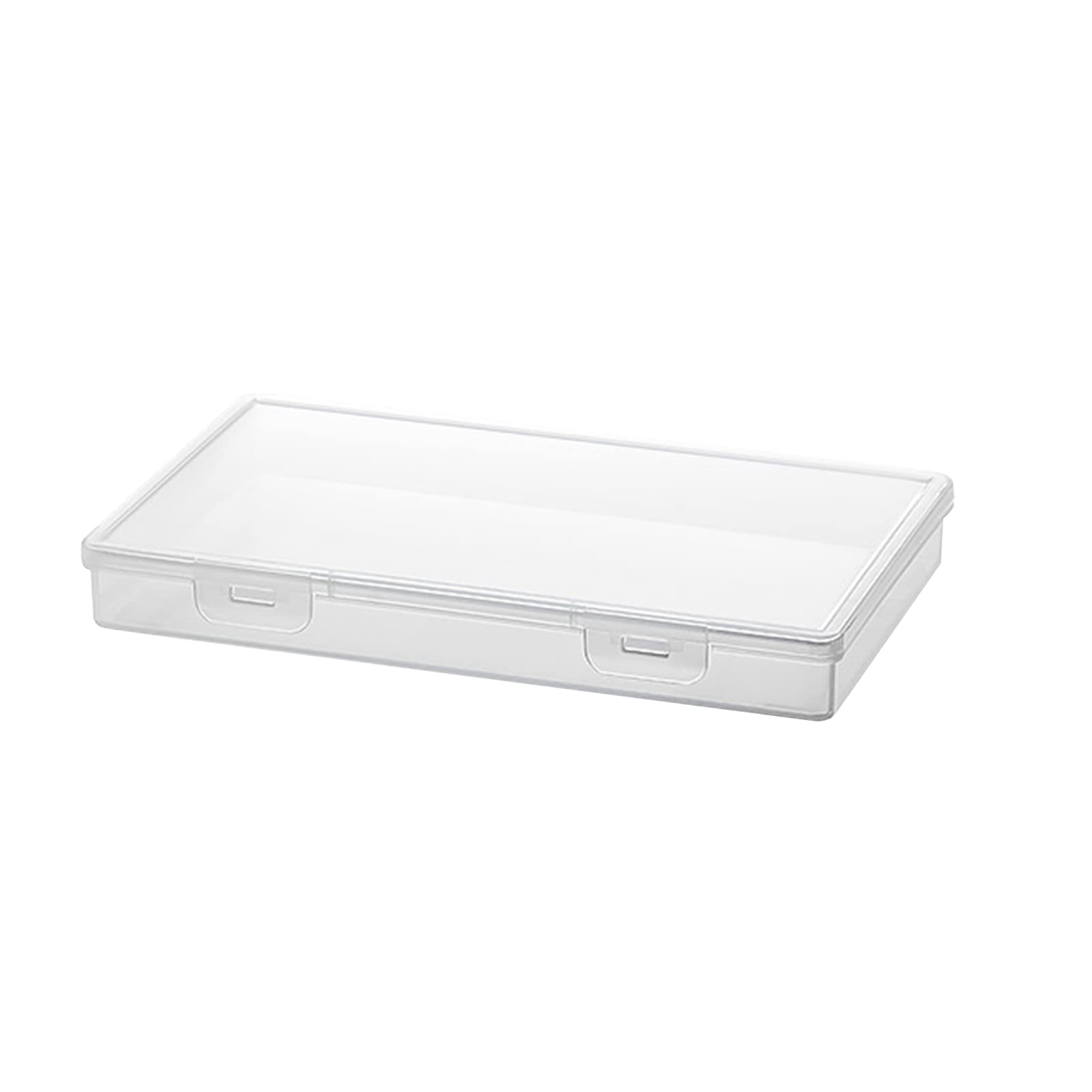 NLAIOUSL Clear Brush Painting Pencils Storage Box Watercolor Pen Container Drawing Tools Bin Sturdy Stationery Storage Paint Brush Finishing Case