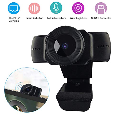 Andoer 1080P Webcam USB Câmera de vídeo de alta definição Web Cam com foco automático e microfone pa