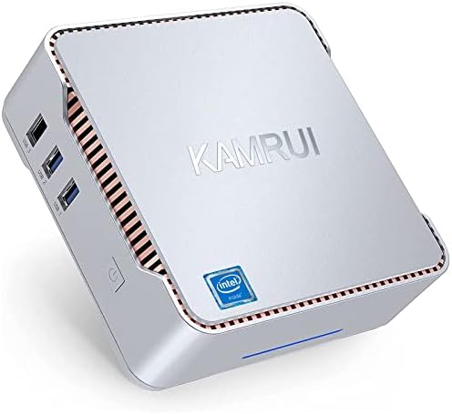 Mini PC Windows 11 Pro, 8GB DDR4 128GB SSD Intel Celeron J4125 Mini Desktop Computer, Support 2.5-inch SSD, 2.4G+5.0G WiFi, 4K HDMI x2, Gigabit Ethernet, BT 4.2, Support Windows 10 Pro Micro PC