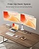 ErGear Dual Monitor Stand for 13 to 32 Inch Screens, Dual Monitor Arm Desk Mount Ergonomic Viewing Angle, Adjustable, Holds up to 8kg per Arm, VESA 75/100mm, White #4