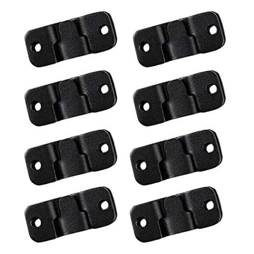 Image of 8 Pairs Stainless Steel Interlock Hanging Buckle, Z Clip Bracket Interlock Hanging Buckle Mountain Buckle Flush Concealed Mount Brackets for Picture Display Art Gallery