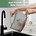 Haakaa Silicone Microwave Steamer & Steriliser Bag, 70oz/2000ml Large Capacity Reusable Steaming Bags for Baby Bottles, Breast Pump, Accessories, Pacifiers,Teethers, Great for Home&On The Go,Grey/2PCS