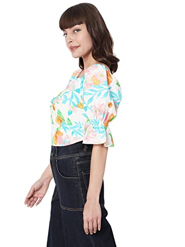 Image of VERO MODA Women's Cotton Regular Fit Top