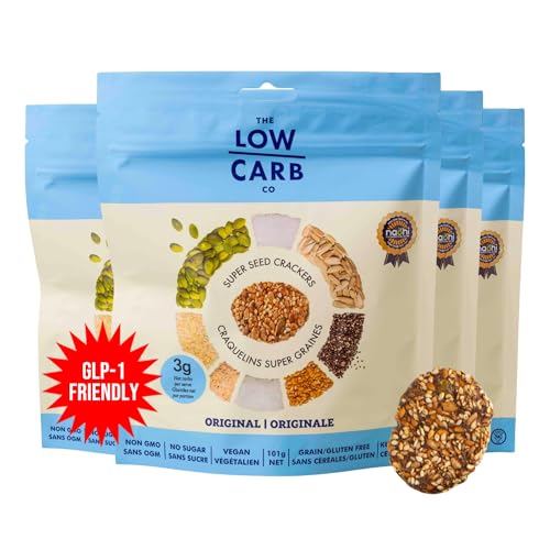 Image of The Low Carb Co High Protein Seed Crackers, Original, 4-Pack