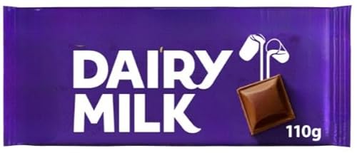 Dairy Milk Chocolate Bar 110g (Pack of 12) "Taste the sweetness in every bite" Christmas, Easter, New Year For All Occasions