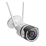 ZOSI C190 H.265+ 1080P WiFi Outdoor Security Camera with Two-Way Audio, IP67 Waterproof, 80ft Color Night Vision, AI Human Detection,Motion Alert, Smart Light and Sound Alarm,SD Card Storage