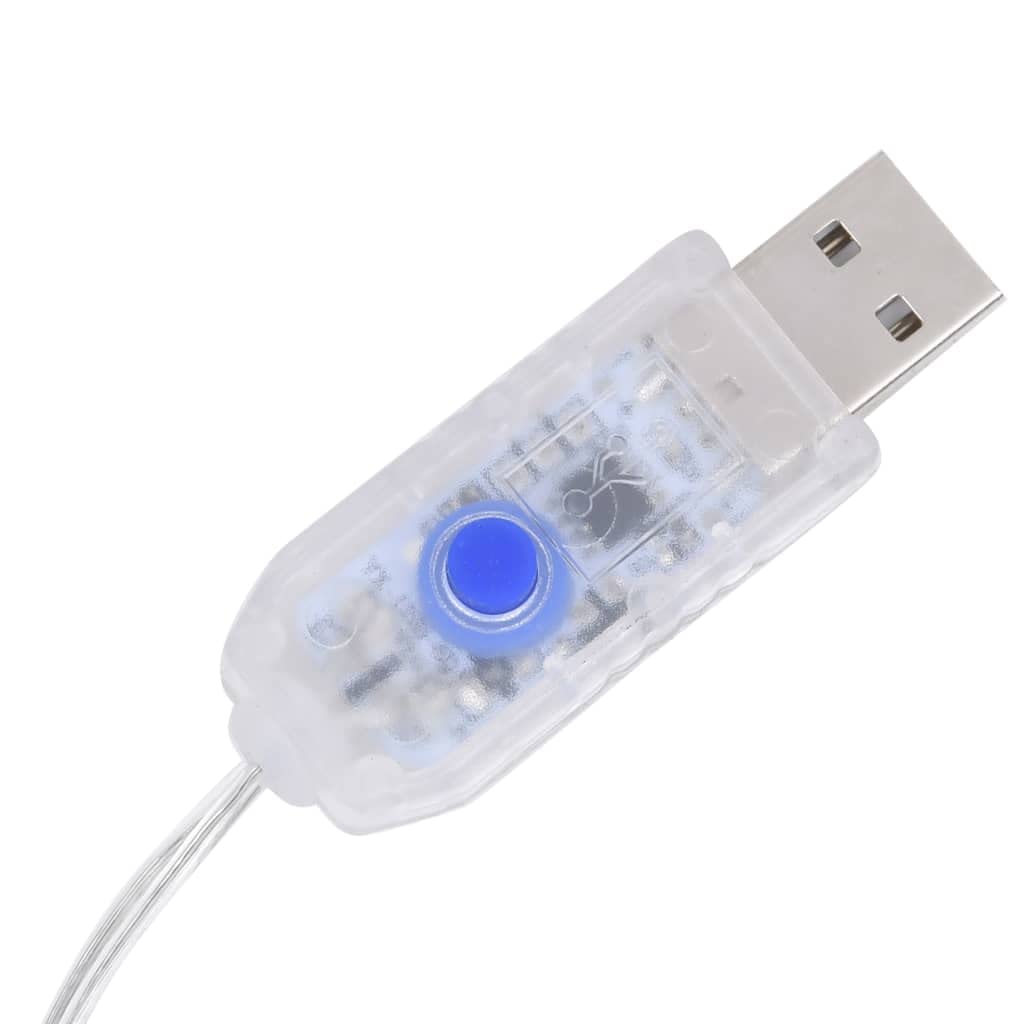 mini lichterkette mit batterie,lichterkette außen batterie,LED-Rentier-Familie Weihnachtsdeko Acryl 160 LED BlauGeeignet für Patio, Schlafzimmer, Wohnzimmer, Weihnachten