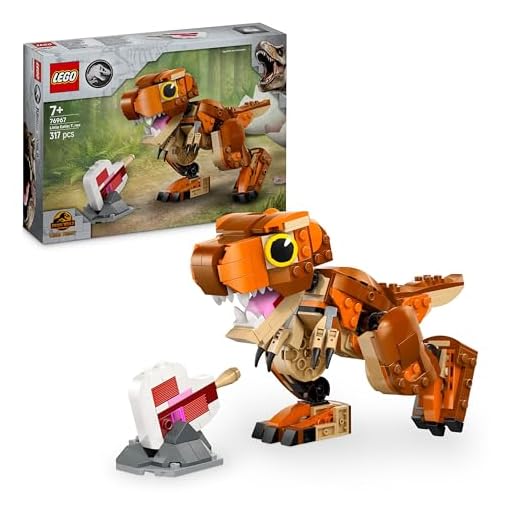 LEGO Jurassic World Little Eatie: T. Rex Figure - Dinosaur Toy for 7+ Year Old Boys & Girls, with Movable Jaws, Head & Tail - Dino Gift for Kids 76967