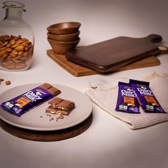 Cadbury Dairy Milk Roast Almond Chocolate Bar, 36 gram