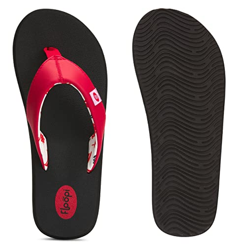 Image of Floopi Flip Flops for Women Flat Yoga Mat Thong Womens Sandals Ladies Beach Sandals with Indoor & Outdoor Anti Skid Soles