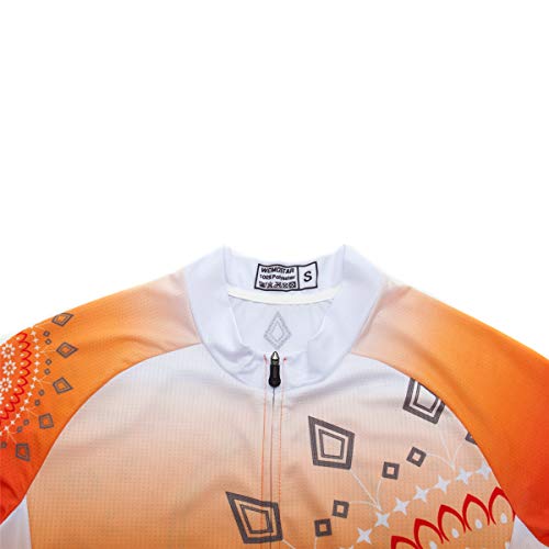 Image of Cycling Jerseys Women Bike Shirts Short Sleeve Bicycle Clothes Breathable Stretch Labric Bicycle Uniforms
