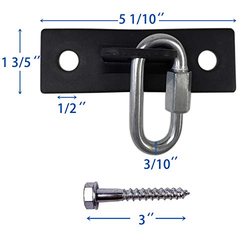 Qualward Punching Bag Hanger,Heavy Bag Ceiling Hook Ceiling Wall Mount for Boxing,MMA Training,Resistance Straps,Mid Duty