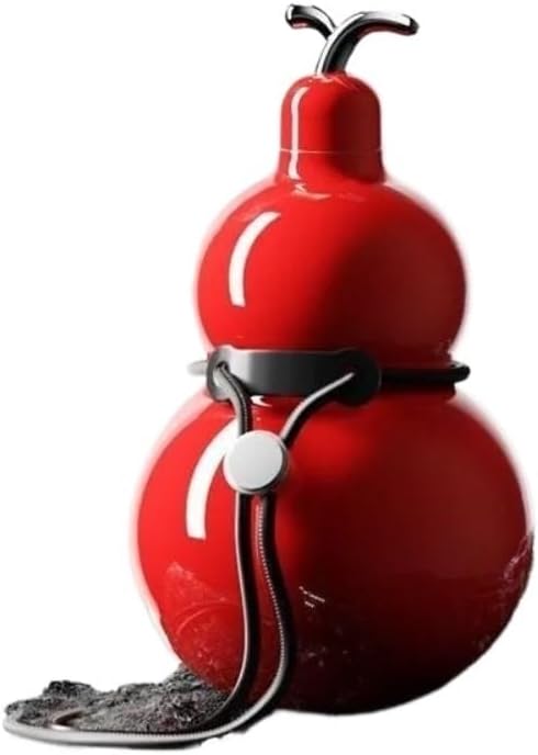 Sports Insulated Water Bottle - 316 Stainless Steel Large Capacity Portable Mug, Chinese Style Gift for Men & Women(Red)