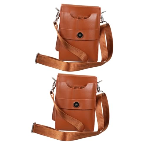 Porte-outils pour coiffeur en cuir avec compartiments ciseaux