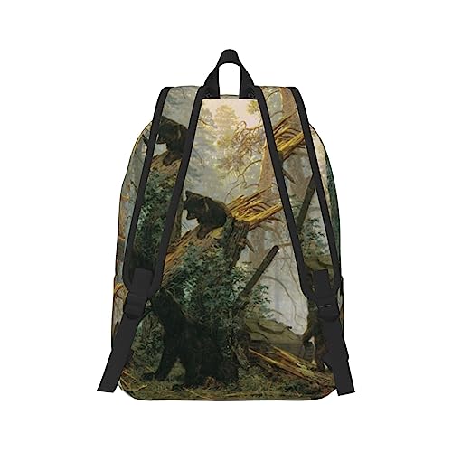 Sac à dos ordinateur portable léopard contre la fatigue du dos M