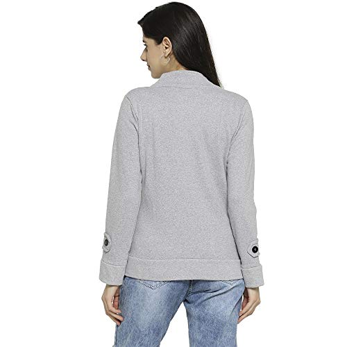 Image of PINACOLADA Women's Pink Puffer Regular Fit Bomber Jacket For Winter Wear | Standing Collar | Full Sleeve | Buttoned | Casual Jacket For Woman & Girl | Western Stylish Jacket For Women
