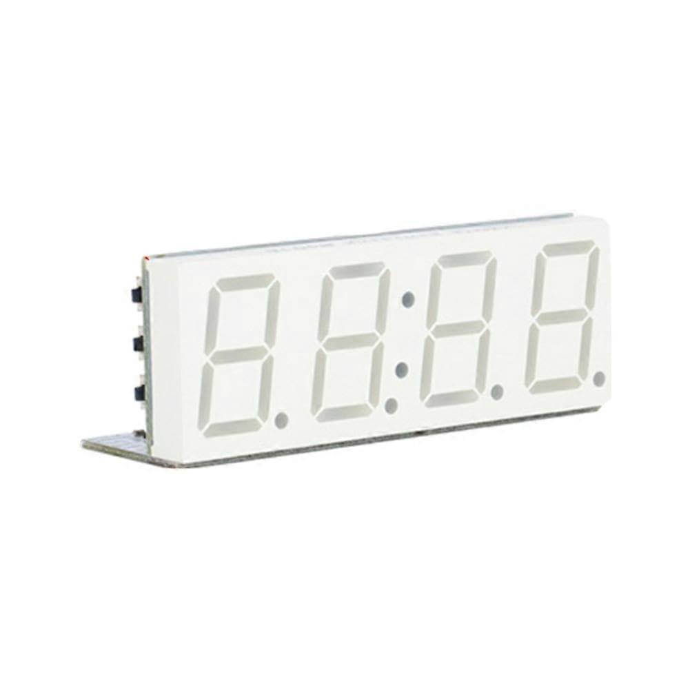 JOYHAPPST Wifi Time Service Clock Module Automatic Clock DIY Digital Electronic Clock Wireless Network Time Service White