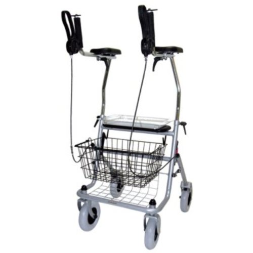 Rollator Cristallo2 m. Unterarm -Auflage, silber(Drive Medical), Rollatoren