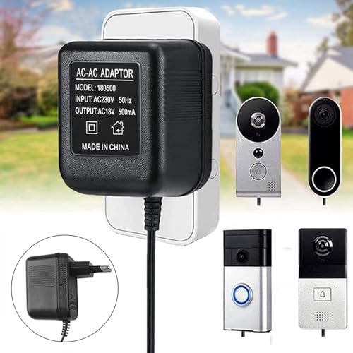 Chargeur de batterie Ring Doorbell 18V adaptateur secteur alimentation continue extérieur prise UE - 4