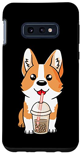 Kawaii Anime Design And Gifts By The Beard Studiogalaxy S10e Boba Tea Corgi Dog Puppy Lover Kawaii Japanese Anime Gift Case Dailymail