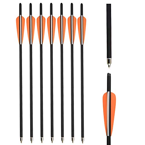  ZSHJG 12pcs Flèches d'arbalète en Carbone 16 P...