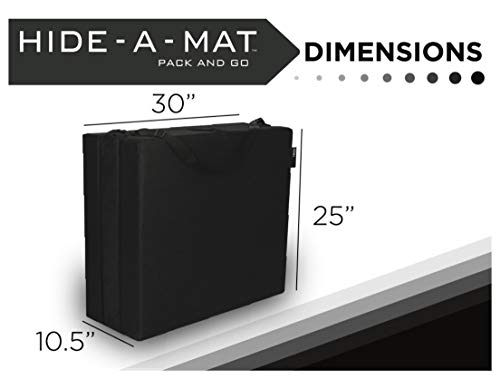 American Furniture Alliance Jr Twin Black Trifold Mattress, Mesh/Poly - Thumbnail 3