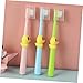 VALICLUD 4Pcs Cartoon Toothbrush Soft Bristle Young Oral Care Adorable for Ages Encourages Healthy Brushing Habits Includes