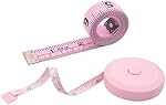 2PCS Measuring Tape for Body,Soft Tape Measure for Body Sewing Fabric Tailor Cloth Craft Measurement，60 Inch/1.5M Retractable Dual Sided Measure Tape Set (Pink)
