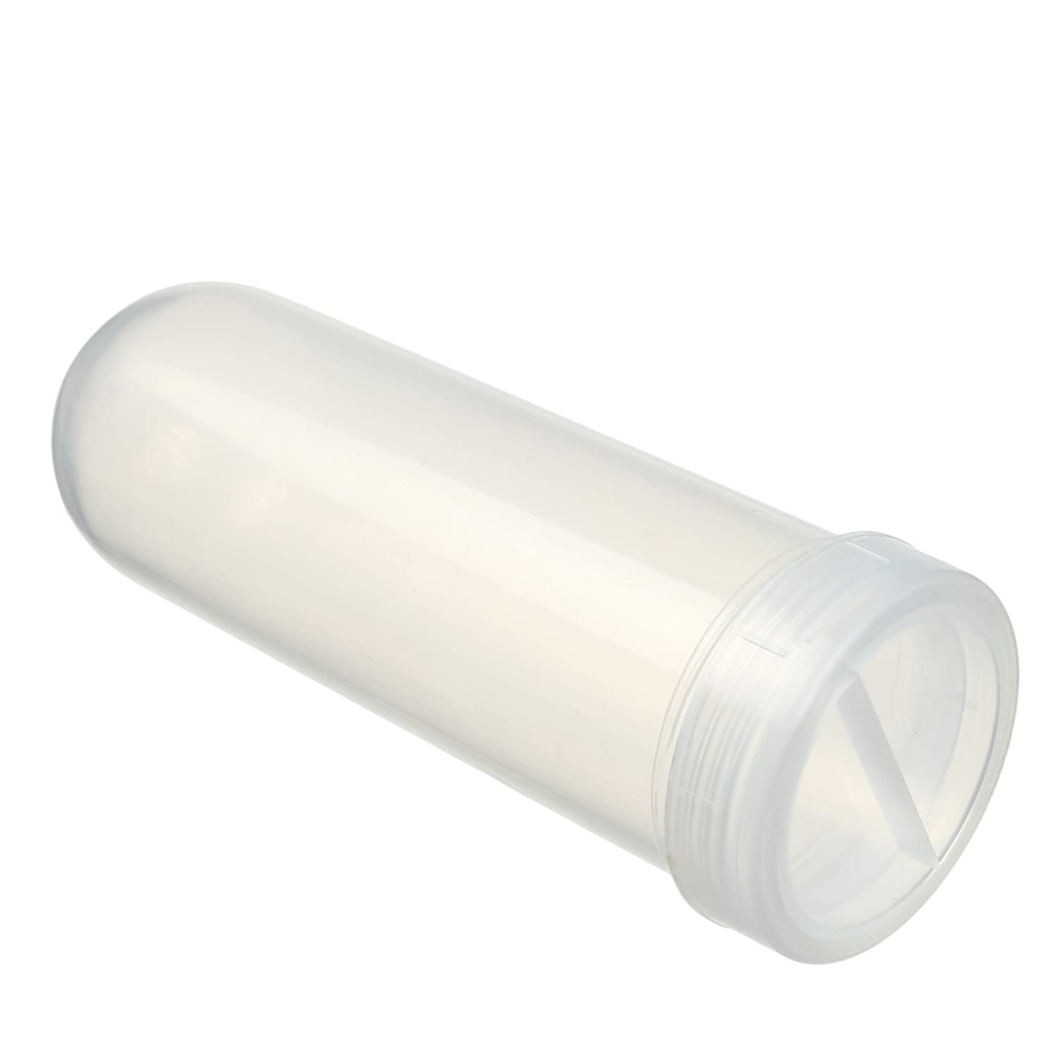 30Pcs Centrifuge Lab Tubes, Bettomshin 100ml Screw Mouth Round Bottom Transparent Plastic Centrifuge Tube, Mini Microcentrifuge Test Tubes with Screw-on Cap Storage Containers for Sample Preservation