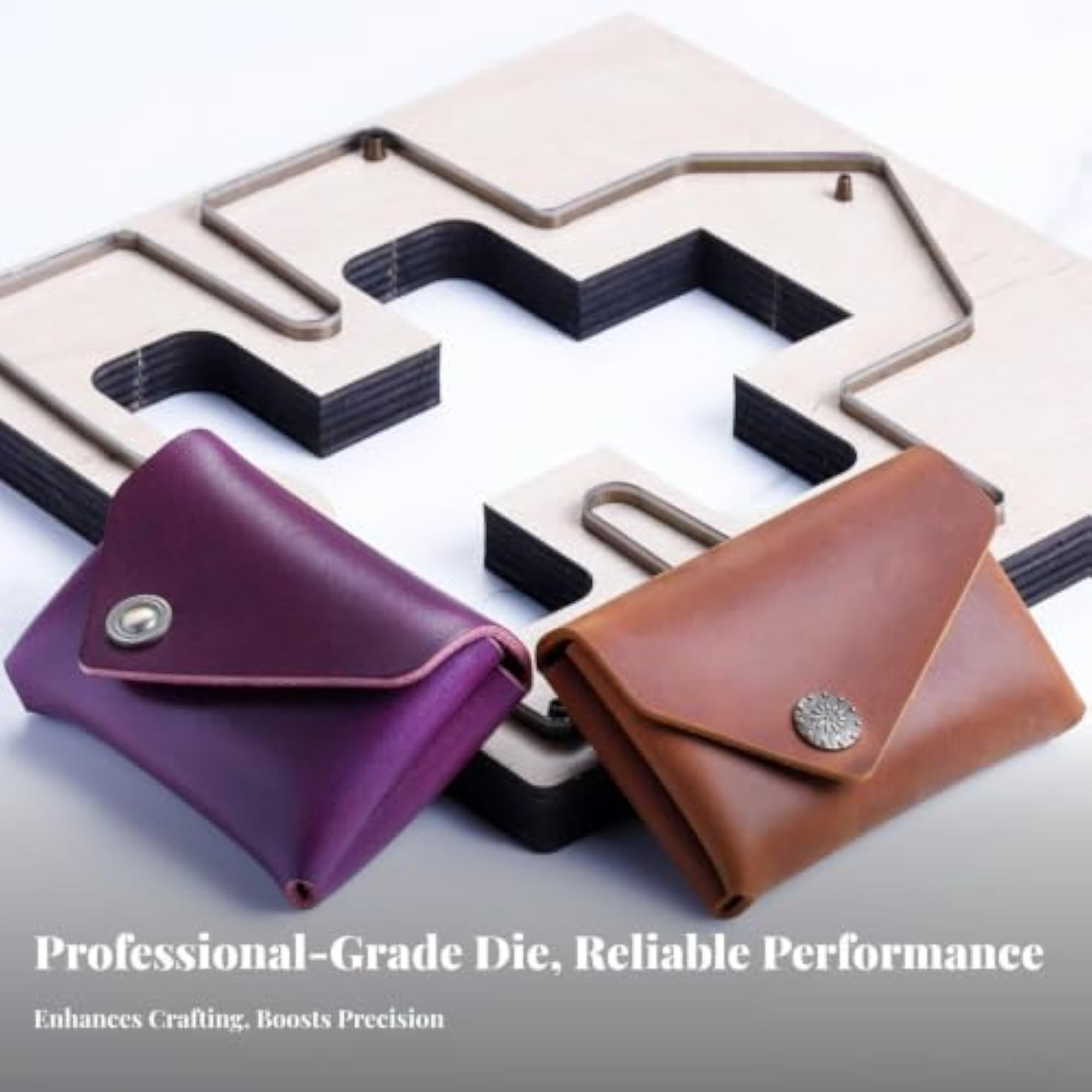 Double Layer Wallet Pattern Cutting Die for DIY Enthusiasts