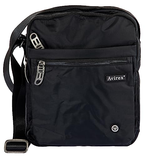Sac à bandoulière en Nylon Avirex Collection Bomber Noir pour Homme