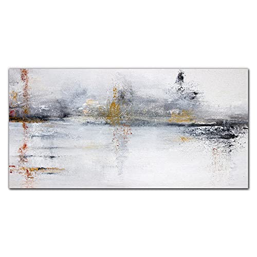 Tableau en verre trempé 100x50cm haut de gamme motif abstrait