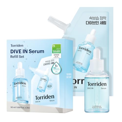 Torriden DIVE IN Serum 1 69 fl oz refill pouch 1 69 fl oz Deep Hydration to Get Glow Skin - image 1