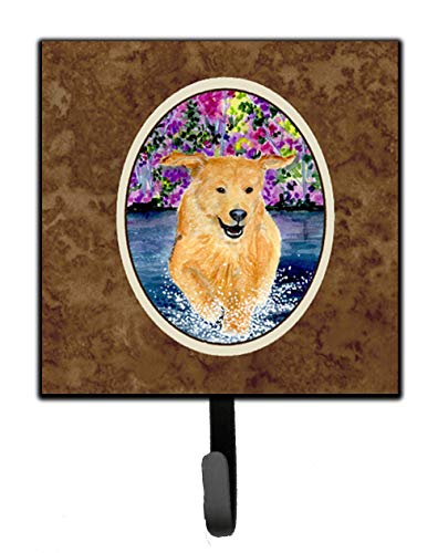Caroline's Treasures SS8627SH4 Golden Retriever Leash Holder or Key Hook, Small, Multicolor