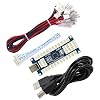 SJ@JX Arcade Game USB Encoder Board Macro Command Zero Delay Gamepad Button Joystick Controller for Nintendo Switch PC PS3 Raspberry Pi