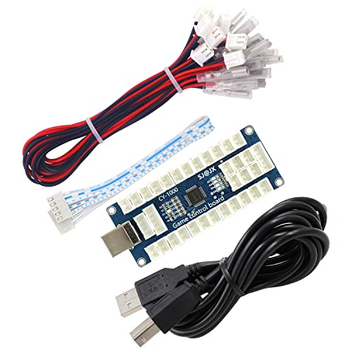 Image of SJ@JX Arcade Game USB Encoder Board Macro Command Zero Delay Gamepad Button Joystick Controller for Nintendo Switch PC PS3 Raspberry Pi