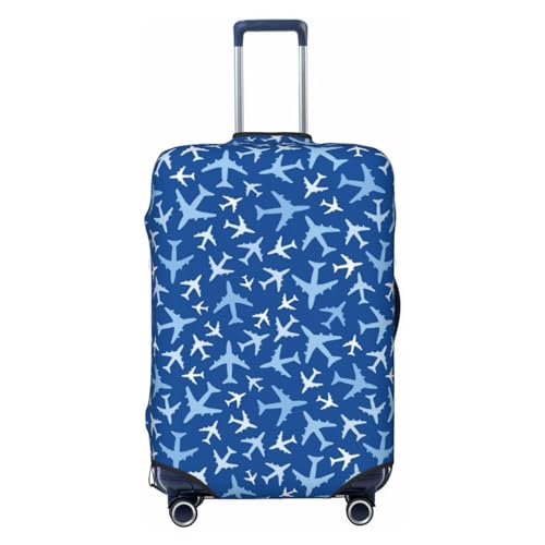 Travel Luggage Cover - Airplanes In The Sky Washable Suitcase Covers Protector Fits 18-32 Inch Luggage
