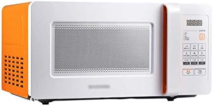 AIQMML Oven Microwave Oven with Dial Timer, Stainless Steel, 1000-Watts,Memory Turntable-Microwave Oven with Smart Sensor, Easy Clean Interior Kitchen Appliances (Color : Orange)