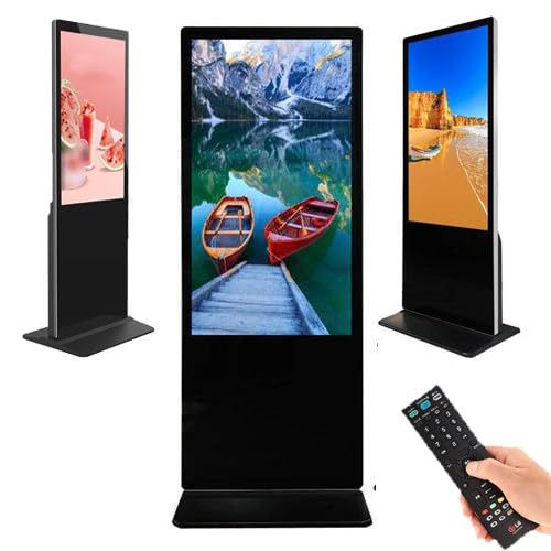 Pantalla Publicitaria Digital De 43, 50, 55 Y 65 Pulgadas, Pantalla De Suelo, Reproductor Multimedia Con Pantalla Lcd Ips, 1920 X 1080p, Compatible Con Wifi, Rj45, USB Y Disco U,65in