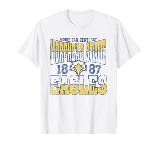 Morehead State Eagles Vintage Scroll White T-Shirt
